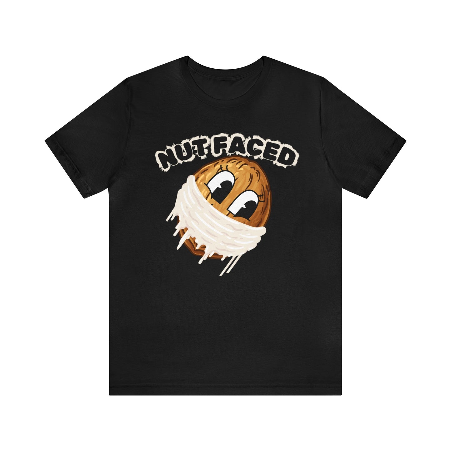 Nut Faced Graphic Tee By Terrifically Tasteless Tee's - Crewneck