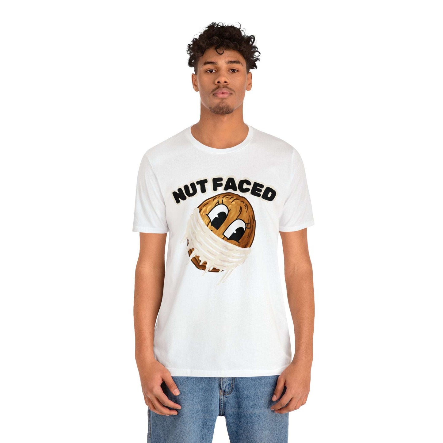 Nut Faced Graphic Tee By Terrifically Tasteless Tee's - Crewneck