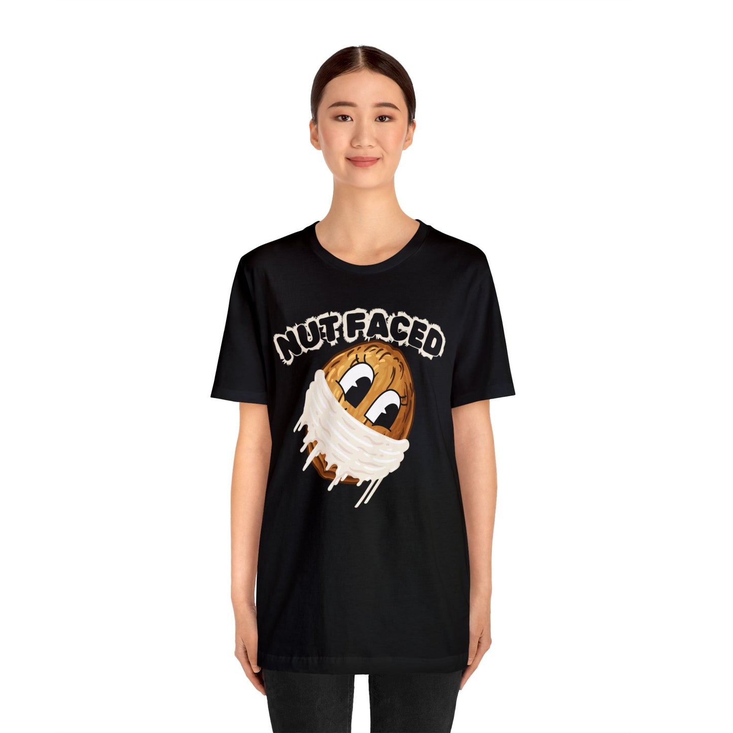 Nut Faced Graphic Tee By Terrifically Tasteless Tee's - Crewneck