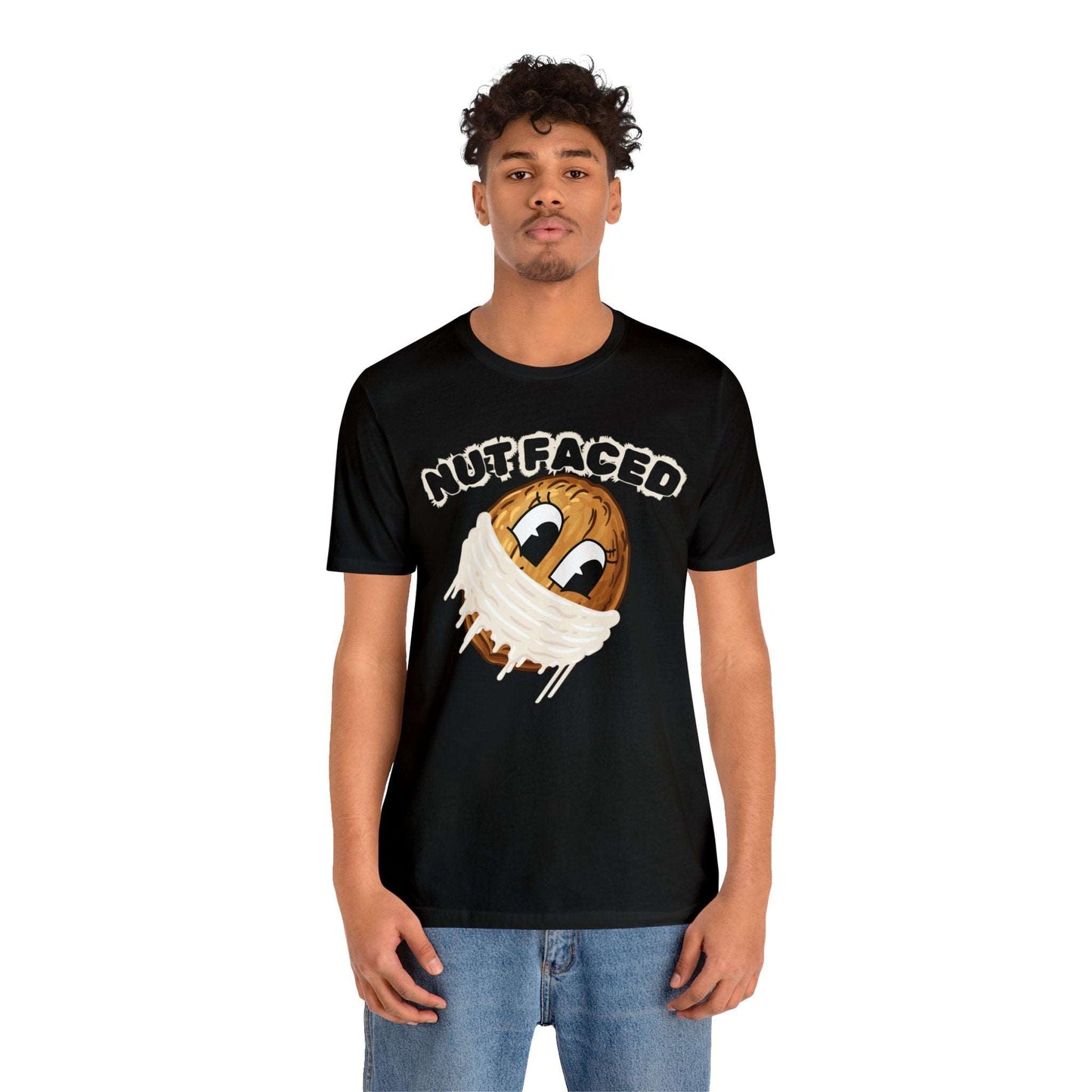 Nut Faced Graphic Tee By Terrifically Tasteless Tee's - Crewneck