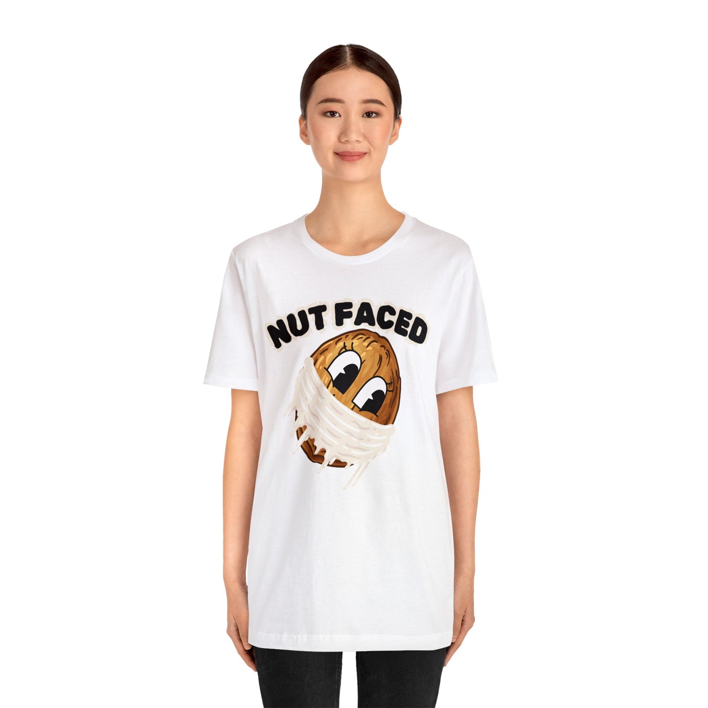 Nut Faced Graphic Tee By Terrifically Tasteless Tee's - Crewneck