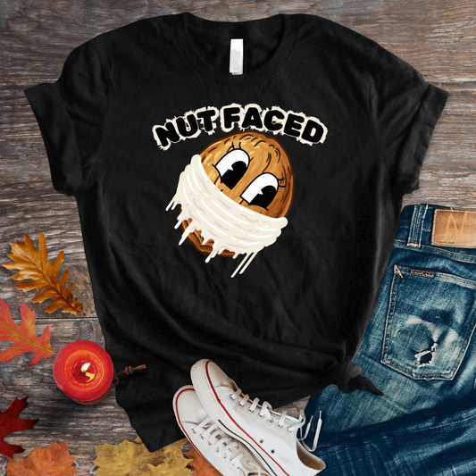 Nut Faced Graphic Tee By Terrifically Tasteless Tee's - Crewneck